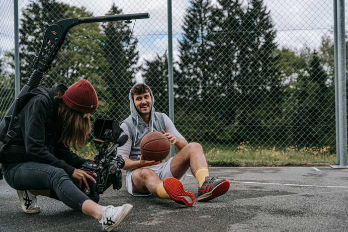 Pia Pia Pia im Einsatz. Imageshooting für Zwo Socken