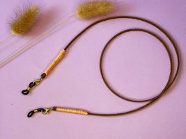 Brillenband aus Leder von Mati Chains